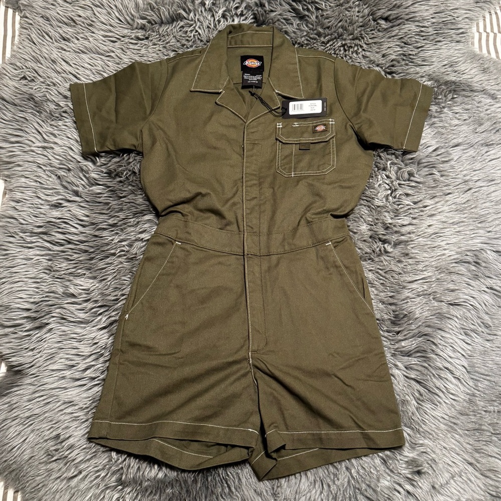 Dickies Army Green Short Jumper
